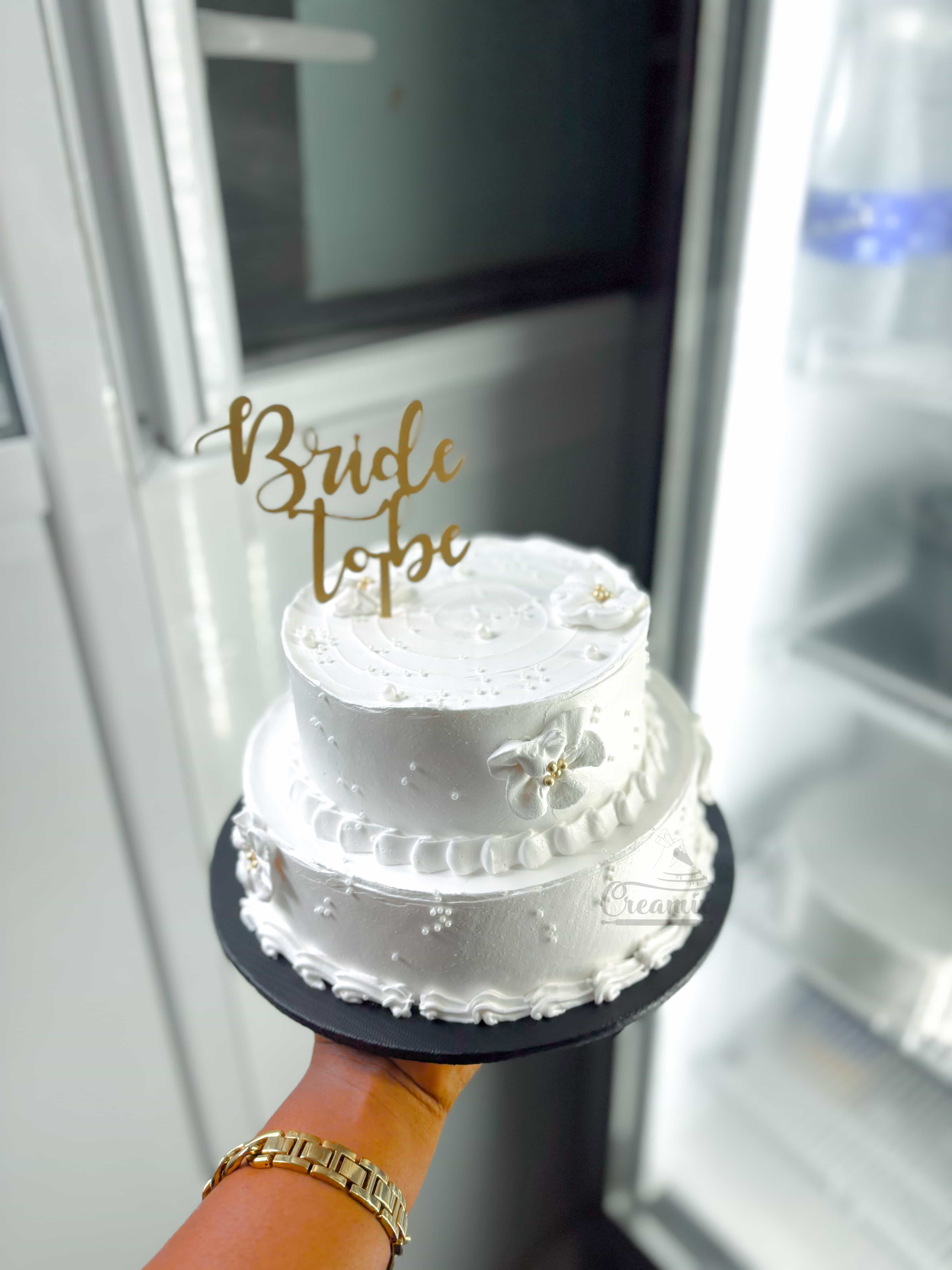 Bridal Shower Tiered Cake