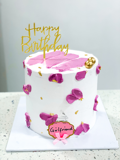 SIMPLE PASTEL Cake - Available in Vanilla, Red Velvet, Chocolate, etc.